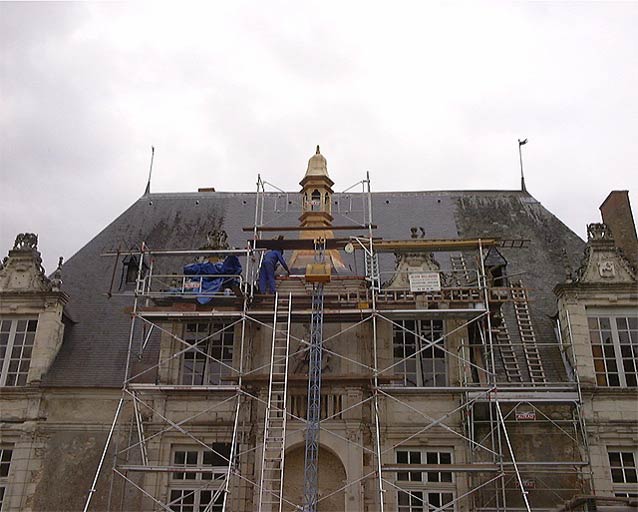 Restauration d’une façade de château