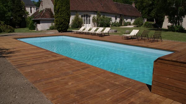 Terrasse en bois – piscine