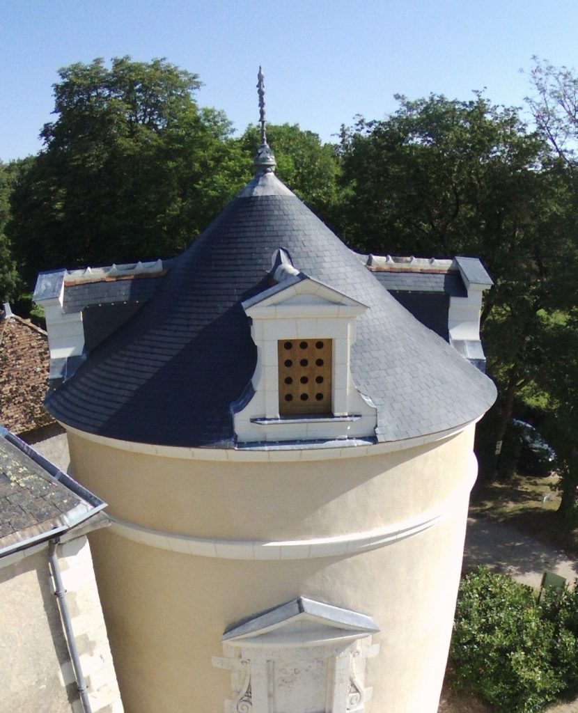restauration du colombier du Château de Villesavin (41)