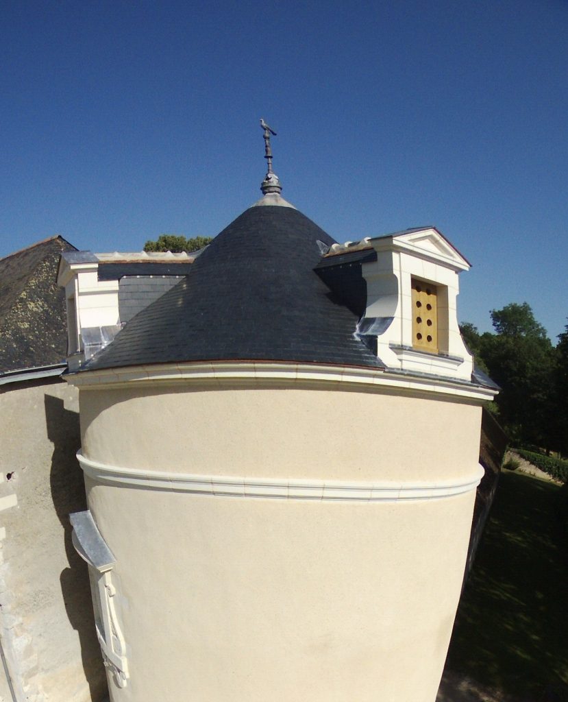 restauration du colombier du Château de Villesavin (41)